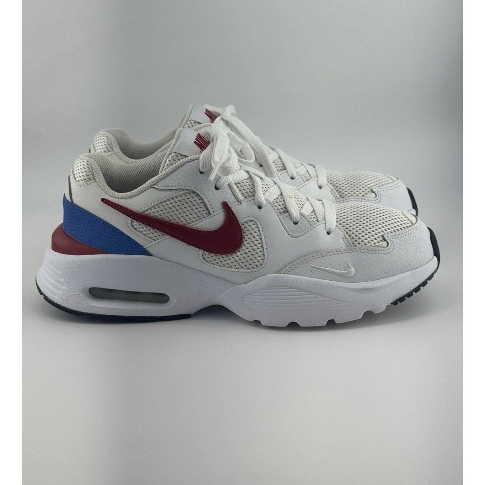 Nike Air Max Fusion White Pacific Blue Gym Red (Men's) Size 8.5 CJ1670-100